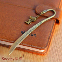 Load image into Gallery viewer, Retro Cute Animal Metal bookmark