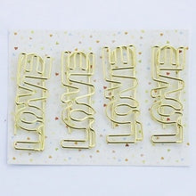 Load image into Gallery viewer, Gold Paper Clips Pin Metal Clip Bookmarks