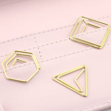 Load image into Gallery viewer, Metal Paper Clip gold Bookmark