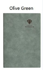Blue Coffee Gray Notepad