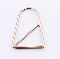 Load image into Gallery viewer, geometric Shaped Metal Paper Clip Bookmark