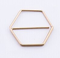 Load image into Gallery viewer, geometric Shaped Metal Paper Clip Bookmark
