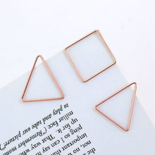 Load image into Gallery viewer, geometric Shaped Metal Paper Clip Bookmark