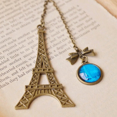 Vintage Eiffel Tower Metal Bookmarks